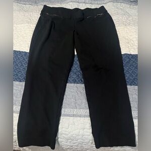 Lane Bryant black cropped pants